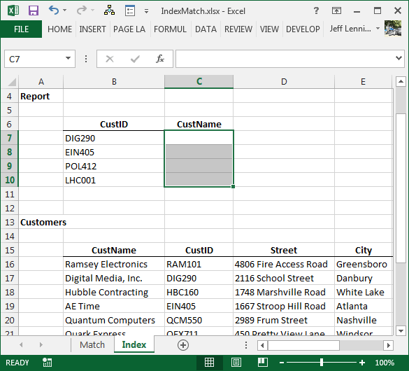 How To Return A Value Left Of Vlookup'S Lookup Column - Excel University