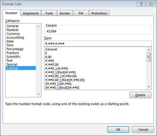 Custom Format by Jeff Lenning