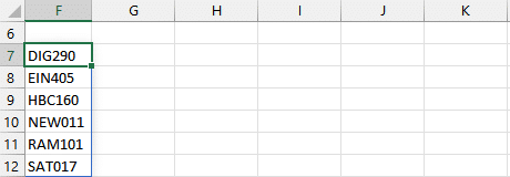 Add the SORT function to sort the values