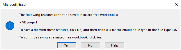 save as a macro-enabled workbook to reuse the code later