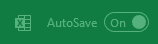 AutoSave feature in Excel
