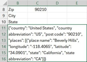 Zip Code Lookup API - Excel University