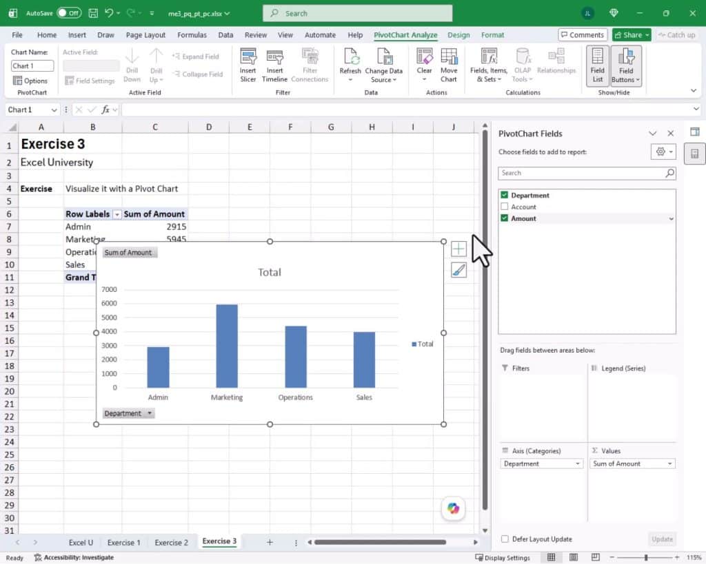 Power Query, PivotTable, and Pivot Chart: A Month-End Workflow - Excel ...