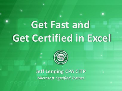 Webinar Excel University